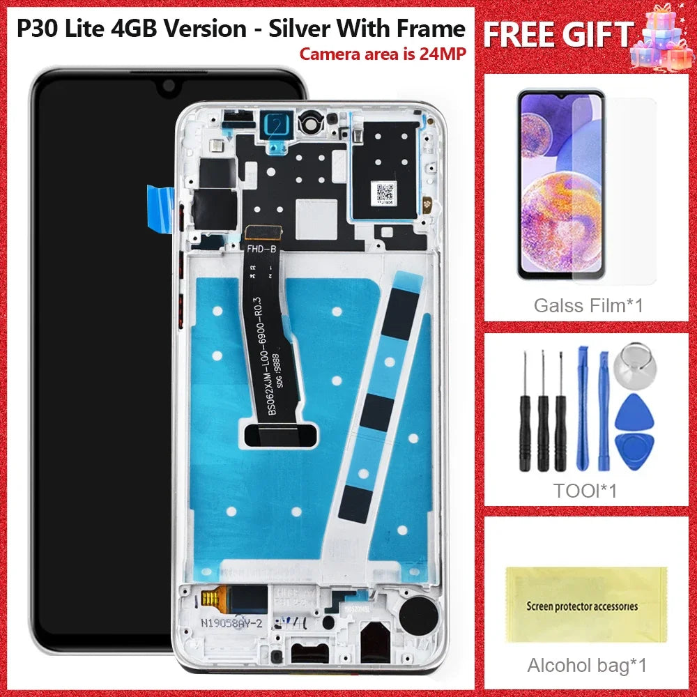 High Quality LCD For HUAWEI P30 Lite LCD Display Touch Screen Digitizer Assembly For Huawei MAR-LX1 LCD Display