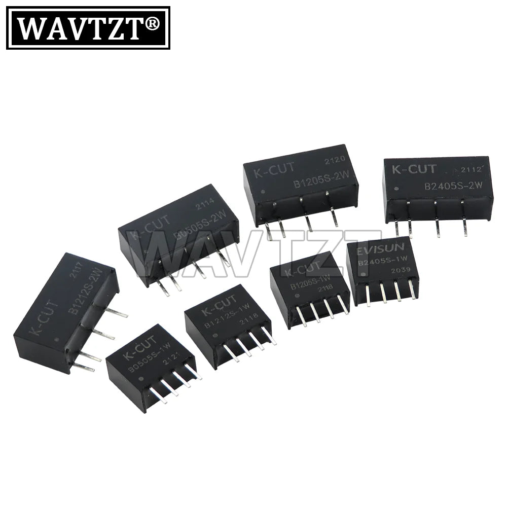 Módulo Fuente Alimentación Regulada Aislada DC-DC 1W/2W (B0505S, B0303S, B1205S, B2405S, B1212S, A1212)