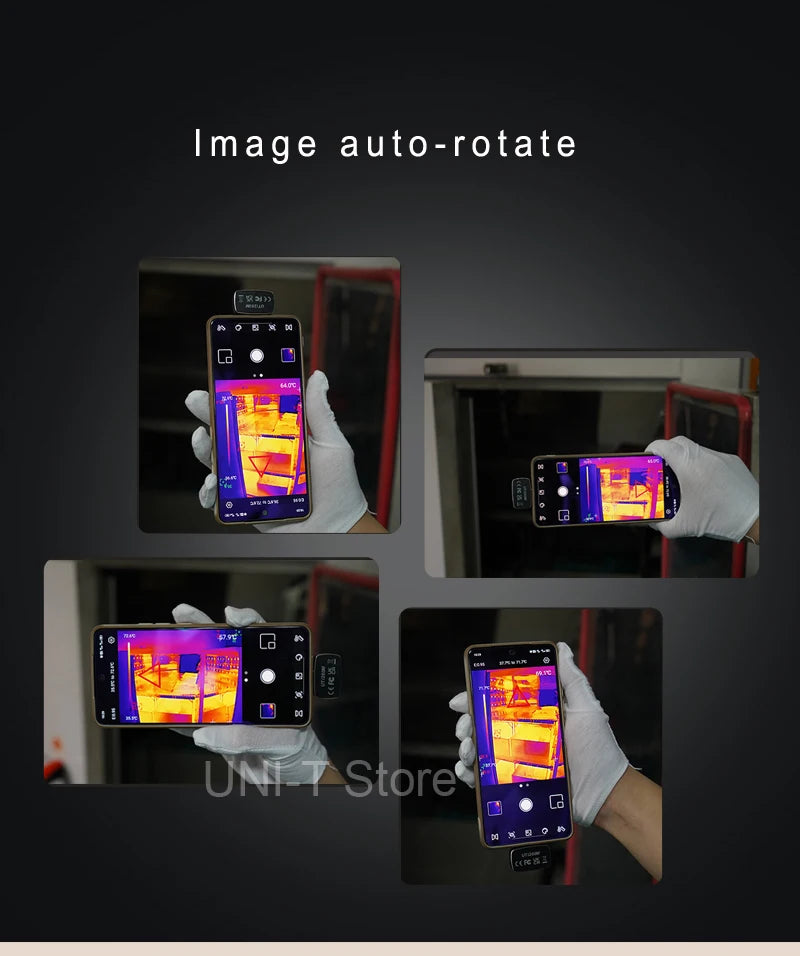 Termógrafo Móvil UNI-T UTi260M para Android (Tipo C) - Herramienta Temperatura Módulo PCB/Electrónico