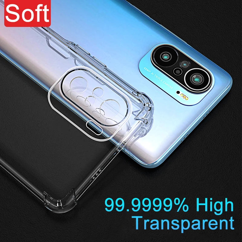 Funda Carcasa Silicona Transparente Anti-Golpes (Airbag) para Xiaomi Redmi Note 7-10S / 7A-9C / Poco F3/X3 Pro NFC