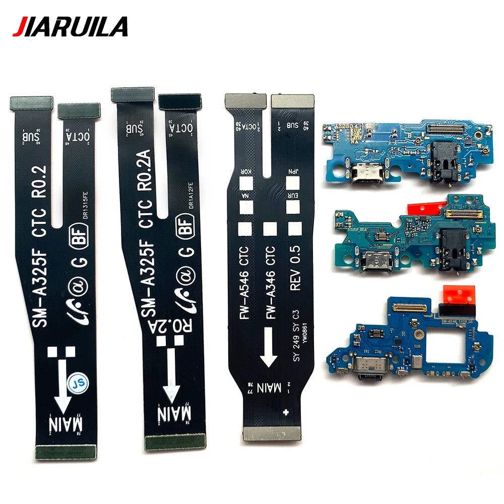Placa Puerto Carga Rápida USB con Flex para Placa Principal Samsung Galaxy A24/A32 4G/A34/A54 5G