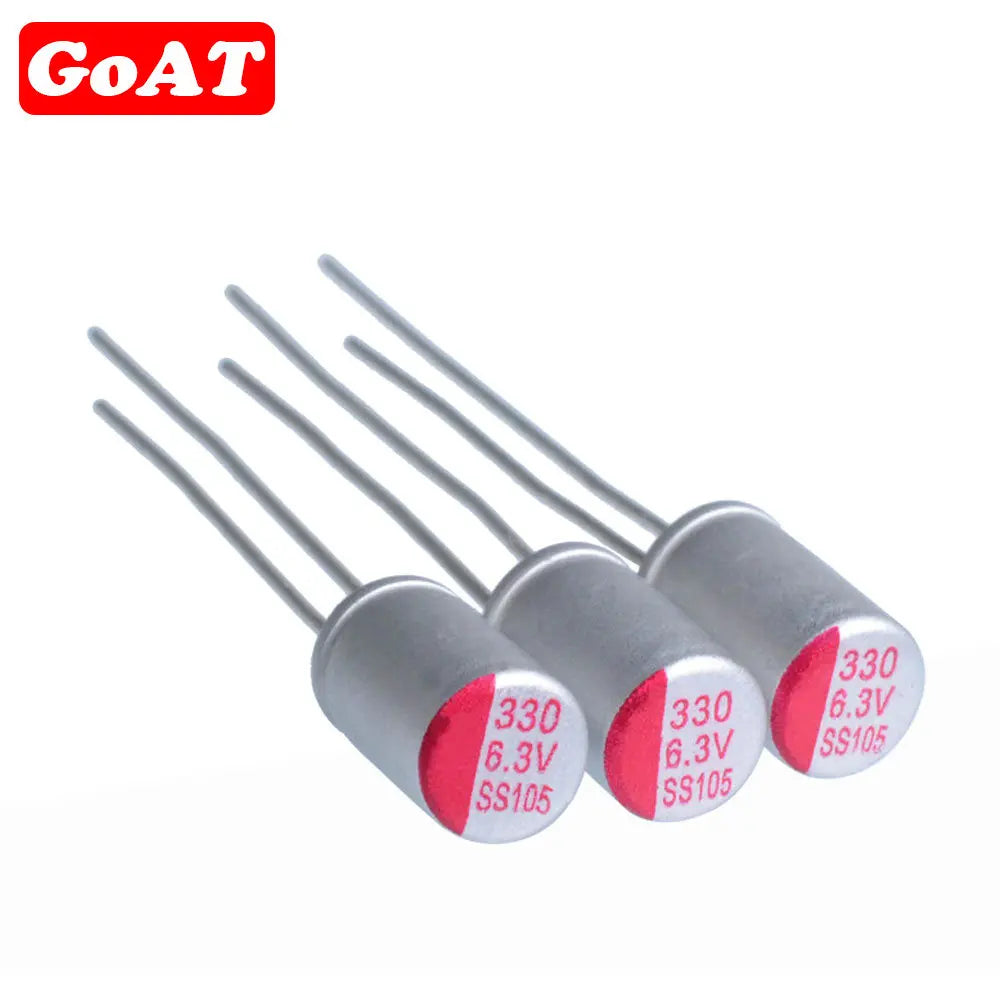 Capacitor Sólido Polímero (4.7uF-2200uF, 6.3V-100V) - Unidad (Especificar Valor)