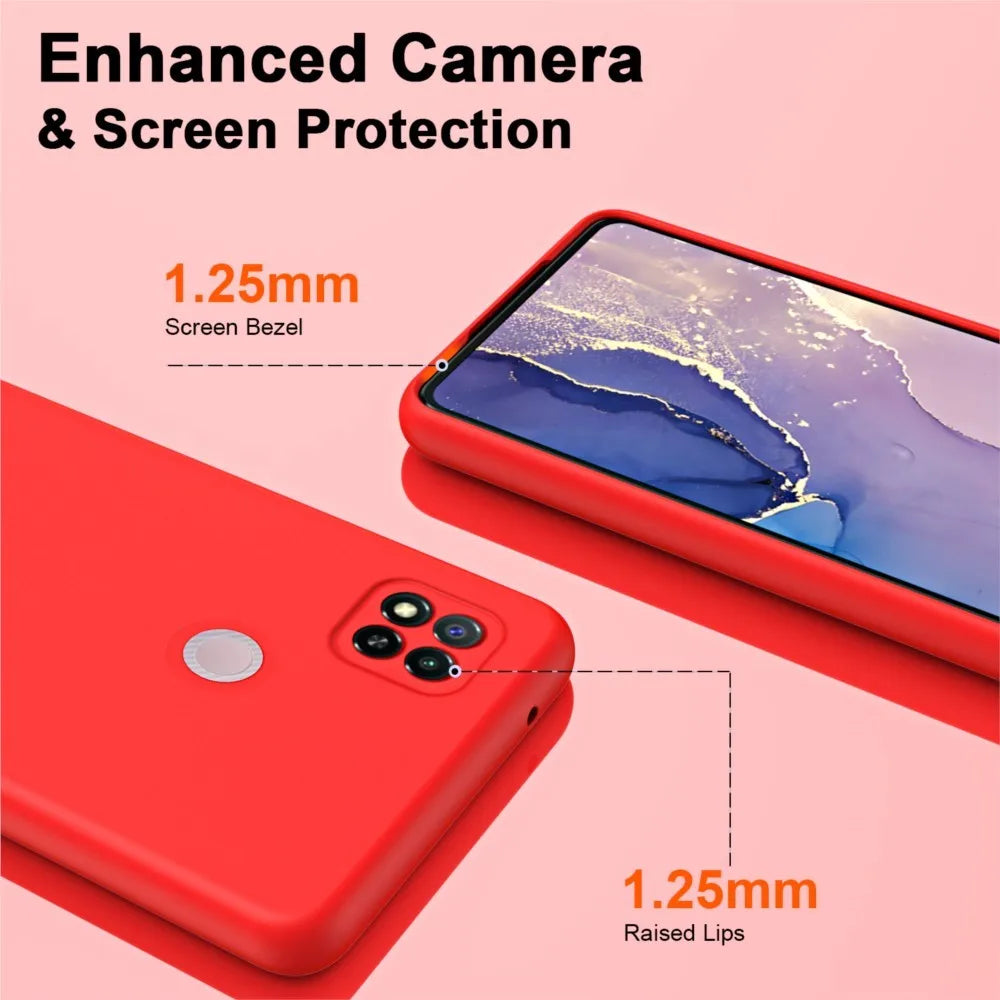 Funda Carcasa Silicona Líquida Suave Lujo para Xiaomi Redmi 9C NFC (Protección Cámara)