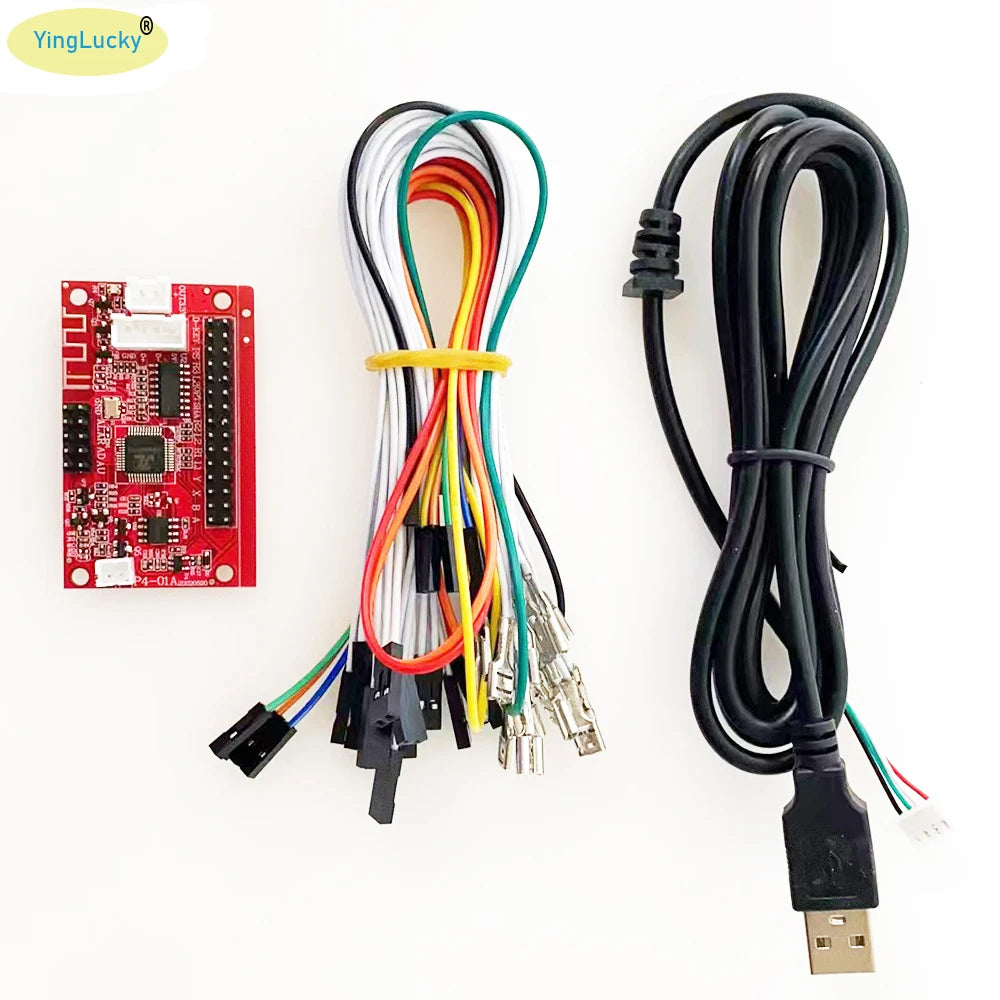 Placa Encoder PCB Joystick Arcade Inalámbrico Bluetooth USB Zero Delay (Controlador 3 en 1) para Sanwa/PC/PS3/PS4 DIY