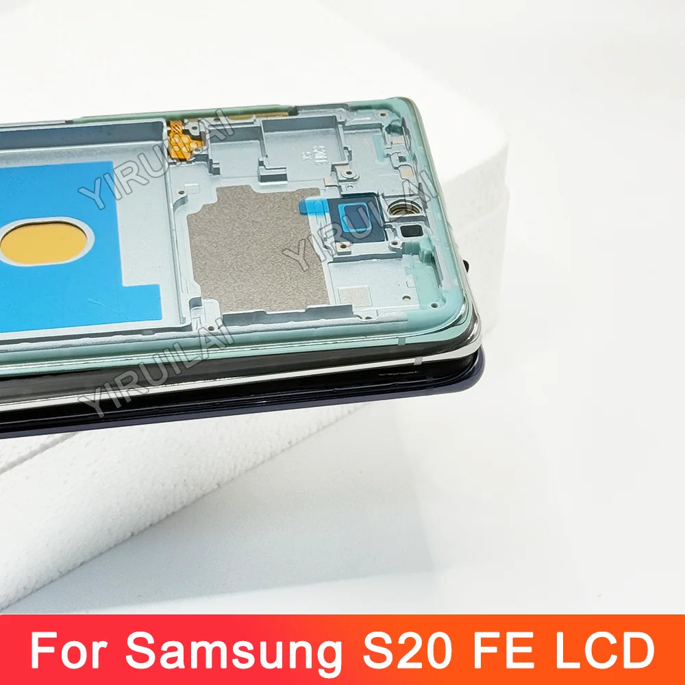 Pantalla LCD OLED 6,43 para Samsung Galaxy S20 FE G780 S20FE 5G G781, montaje de digitalizador con pantalla táctil de repuesto