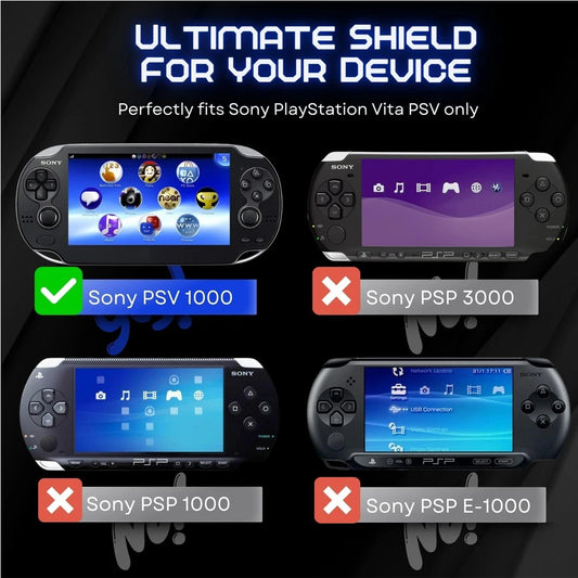 Funda Carcasa Protectora Piel TPU Cristal Transparente para Consola Portátil Sony PS Vita 1000 (PSV1000)