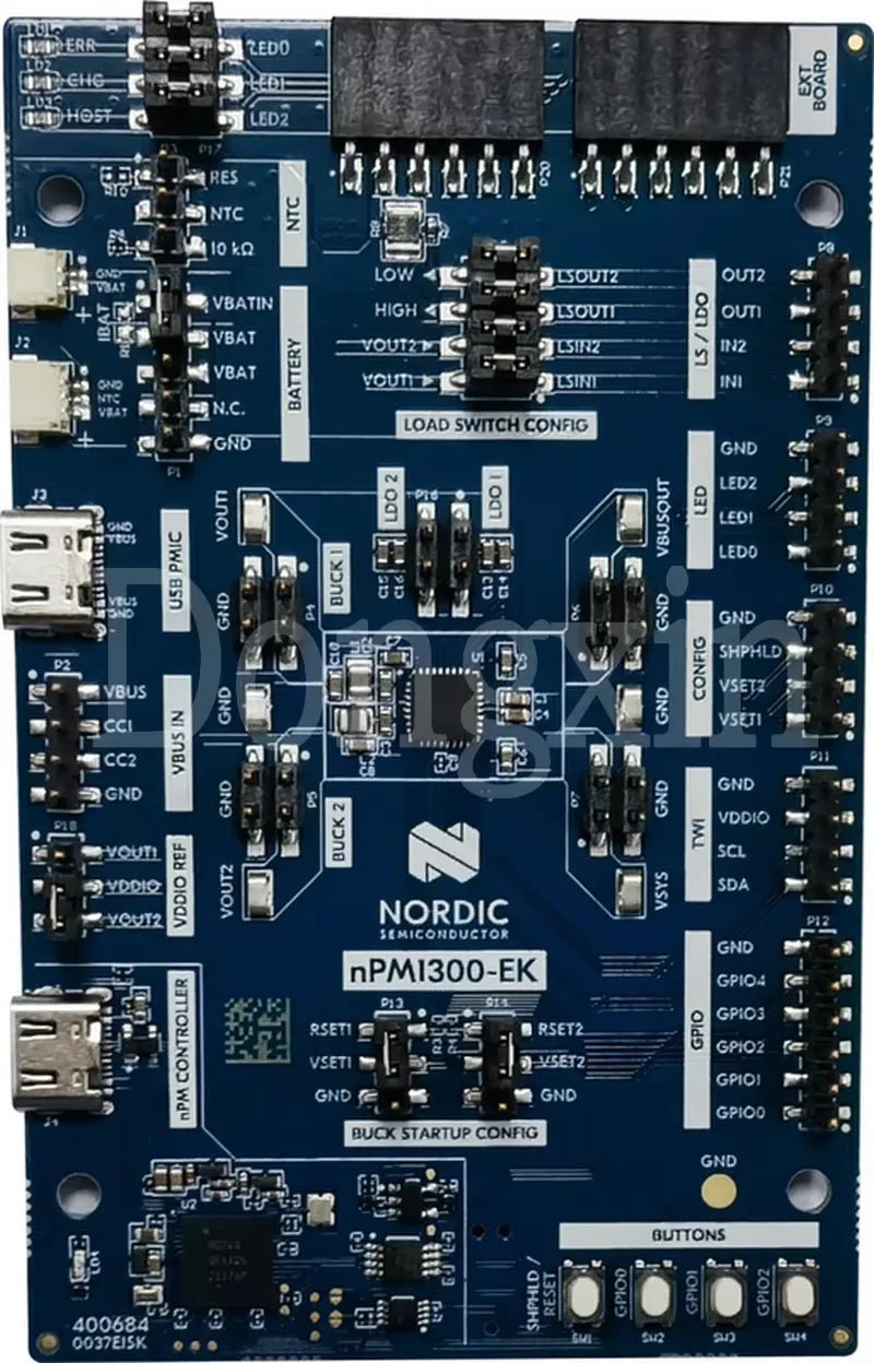 Kit Evaluación/Desarrollo PMIC Nordic NPM1300-EK Power Management IC