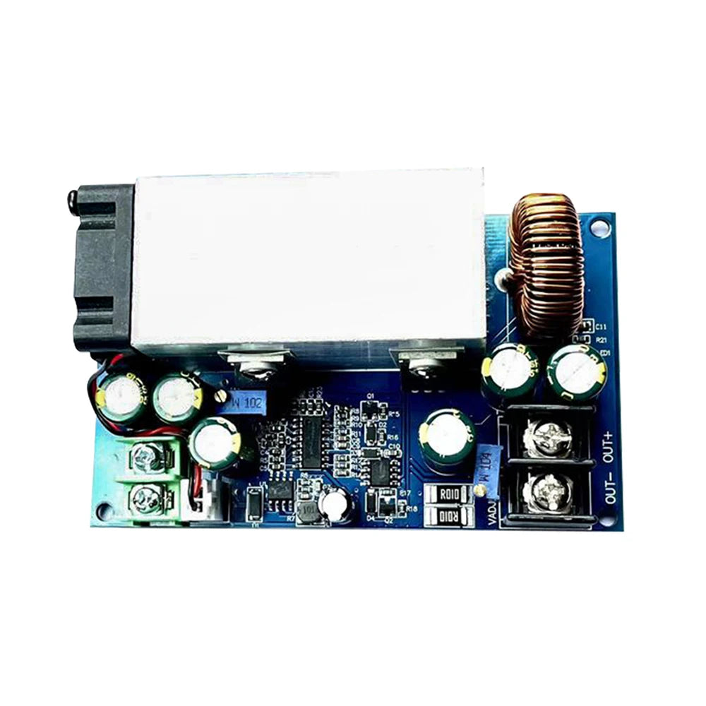Módulo Convertidor Buck DC-DC 600W Ajustable 12-75V a 2.5-60V Step-Down CC/CV