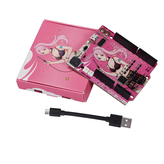 Placa Desarrollo RGBDuino UNO V1.2 Jenny (ATmega328P, CH340C) Mejora vs Arduino UNO R3 para Raspberry Pi 4/3B