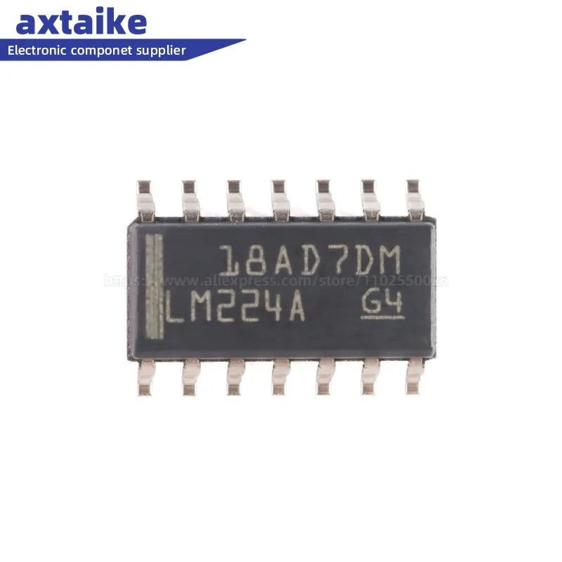 Lote 10 Pcs Amplificador Operacional Quad LM224ADR / LM224A (LM224) SOIC-14 SMD