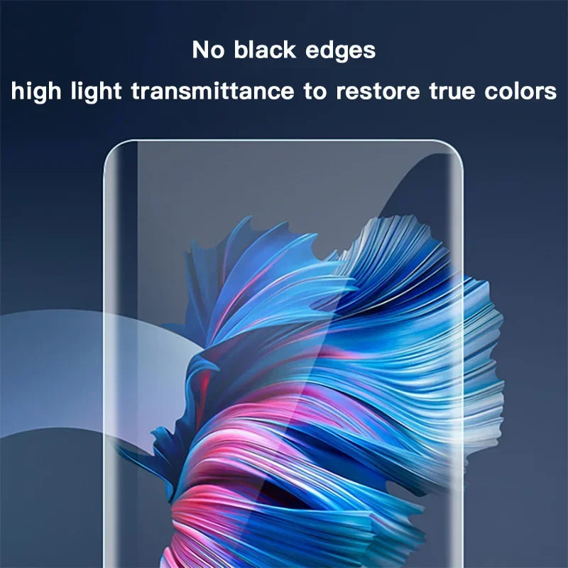 Protector Pantalla Cristal Templado UV Curvo para Samsung Galaxy S24/S23/S22/S21/S20 Ultra/Plus (Compatible S24 Ultra)