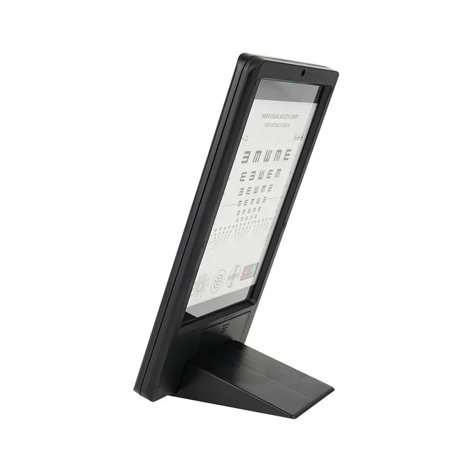 Tester Visión Cercana Recargable (30cm) CP-37C - Cartilla Doble Cara (Letras/Anillos E) con Adaptador AC
