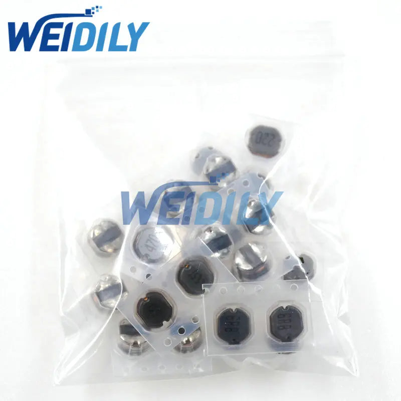 Kit Surtido Inductores Potencia SMD (CD32/CD43/CD54/CD75) - Varios Valores (2.2uH-470uH) - 26/39/50/65 Piezas