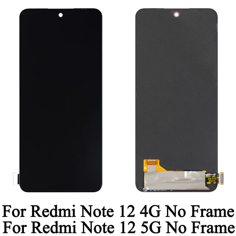 23021RAAEG 22111317I Premium Lcd For Xiaomi Redmi Note 12 4G Display Touch Screen Digitizer Panel Assembly For Redmi Note 12 5G