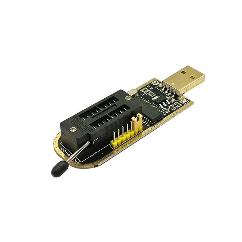 Kit Programador USB CH341A 24/25 Series EEPROM Flash BIOS + Clip Test SOIC8/SOP8 (Variante 1)