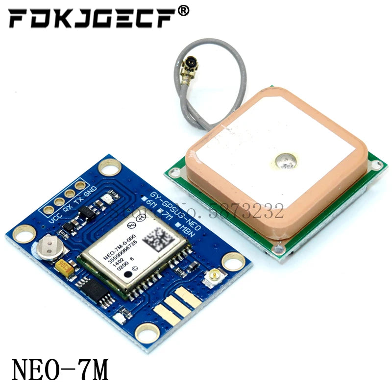 Módulo GPS NEO-6M / NEO-7M / NEO-8M (Micro USB, Posicionamiento Satelital) para Arduino/STM32/C51