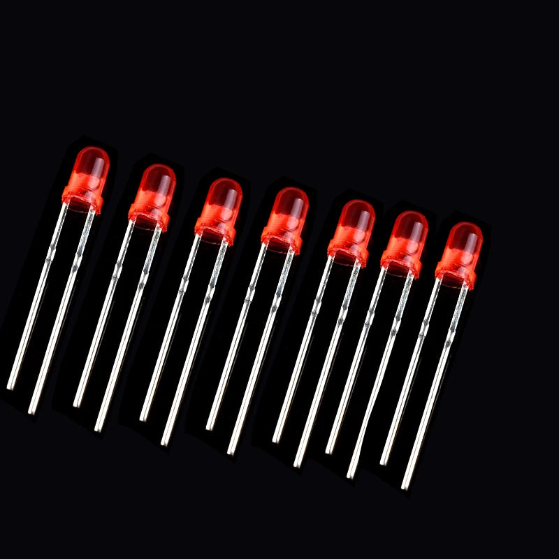 Kit Surtido Diodos LED 3mm/5mm (DIP, Rojo/Naranja/Amarillo/Verde/Azul/Blanco) Componentes Electrónicos