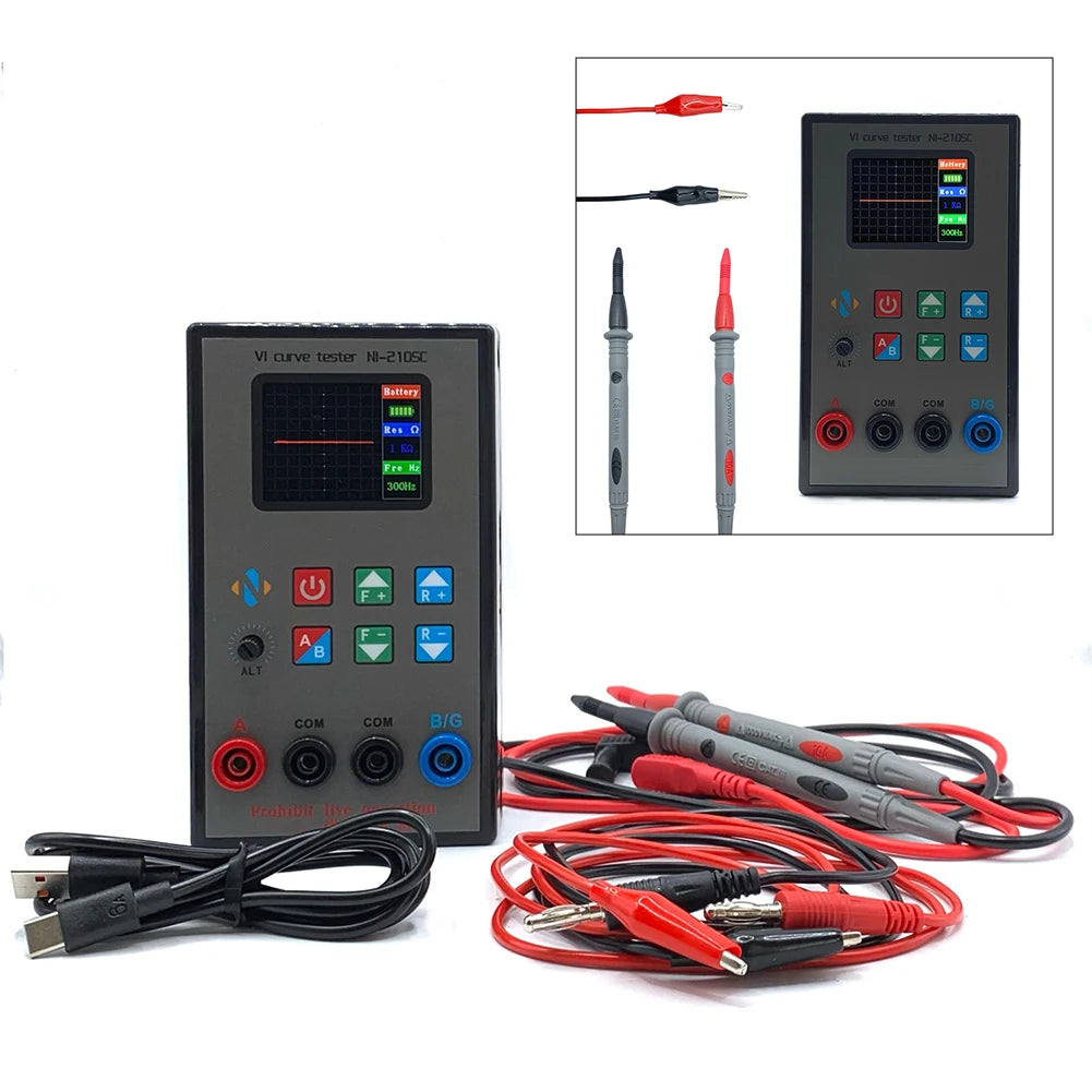Analizador Curva VI Doble Canal con Pantalla a Color - Tester Fallos Electrónicos ASA