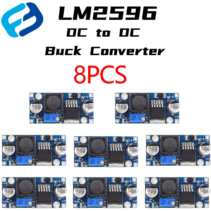 Módulo Fuente Alimentación Step-Down LM2596S DC-DC Buck Ajustable Convertidor Voltaje