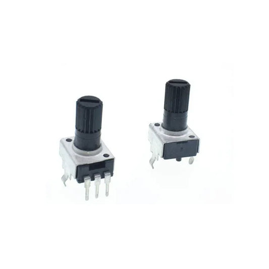 20PCS Adjustable Resistance Potentiometer RV09 1K 2K 5K 10K 20K 50K 100K 102 202 502 103 203 503 Vertical 12.5mm Handle Length