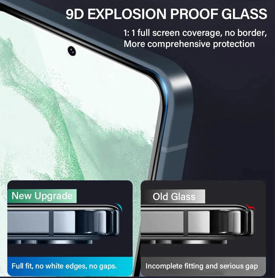 Pack 2 Protectores Pantalla Cristal Templado HD para Samsung Galaxy S21-S24 Ultra/Plus/Note 20/FE (Compatible Desbloqueo Huella)