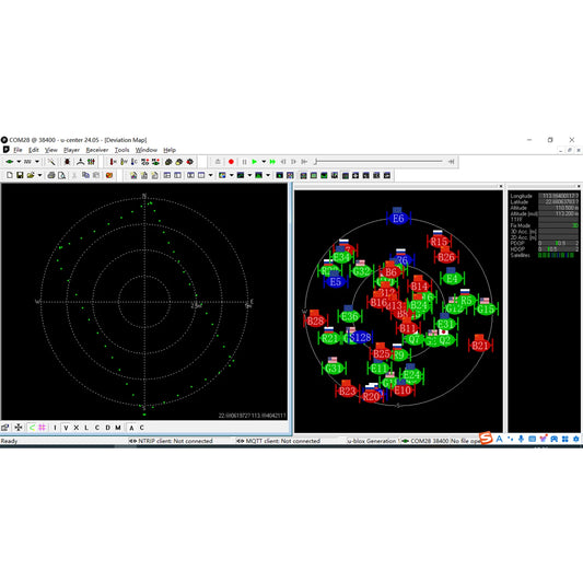Módulo GNSS GPS Quescan G10A-F30 M10 (UBX-M10050-KB) (GPS/GLONASS/Galileo/BeiDou, Precisión 1.5m CEP)