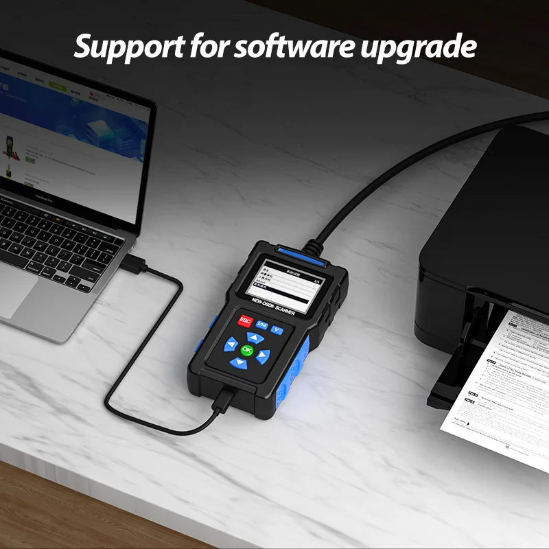 Scanner Automotriz OBD2 T200 - Lector Códigos Motor, Herramienta Diagnóstico Vehículo (Envío US Warehouse)