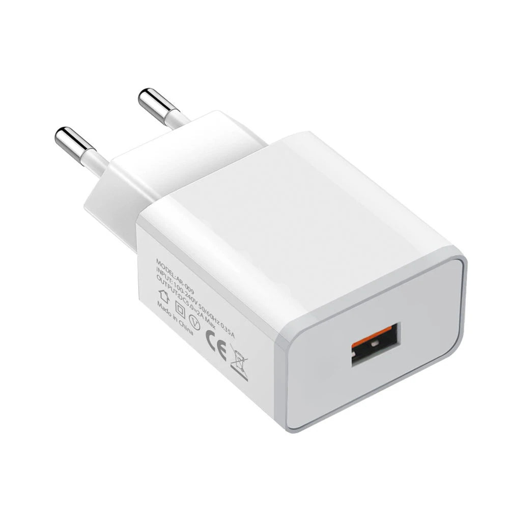 Cargador NNBILI para Redmi (5V 2A, EU/US) con Cable Tipo C/Micro USB para Note 11/10/9/9A/8A/3-8 Pro