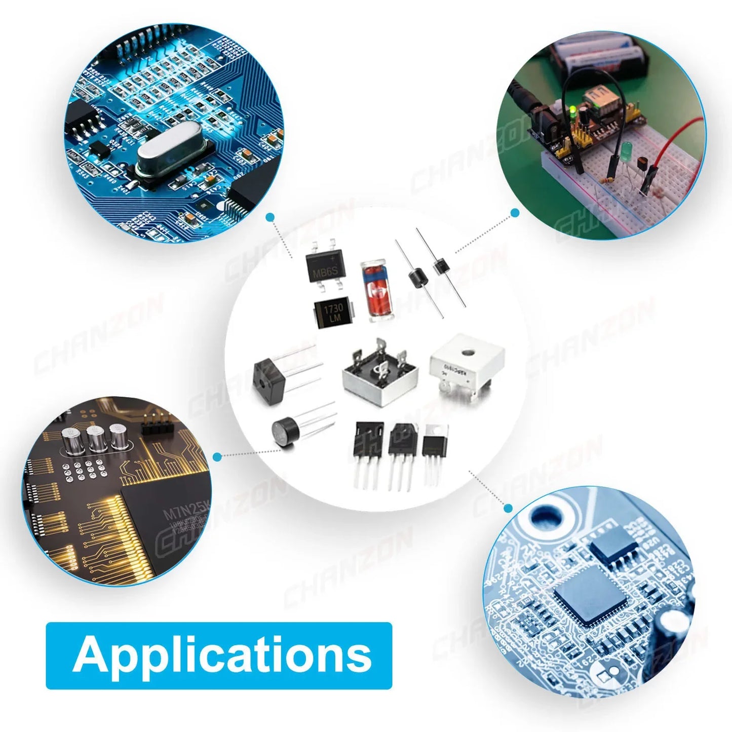 50Pcs 100% Original SMAJ5.0A SMBJ5.0A SMBJ15A SMBJ18CA TVS Diode SMA SMB 800uA 1.0uA 5V 15V 18V 400W 600W Unidirectional Channel