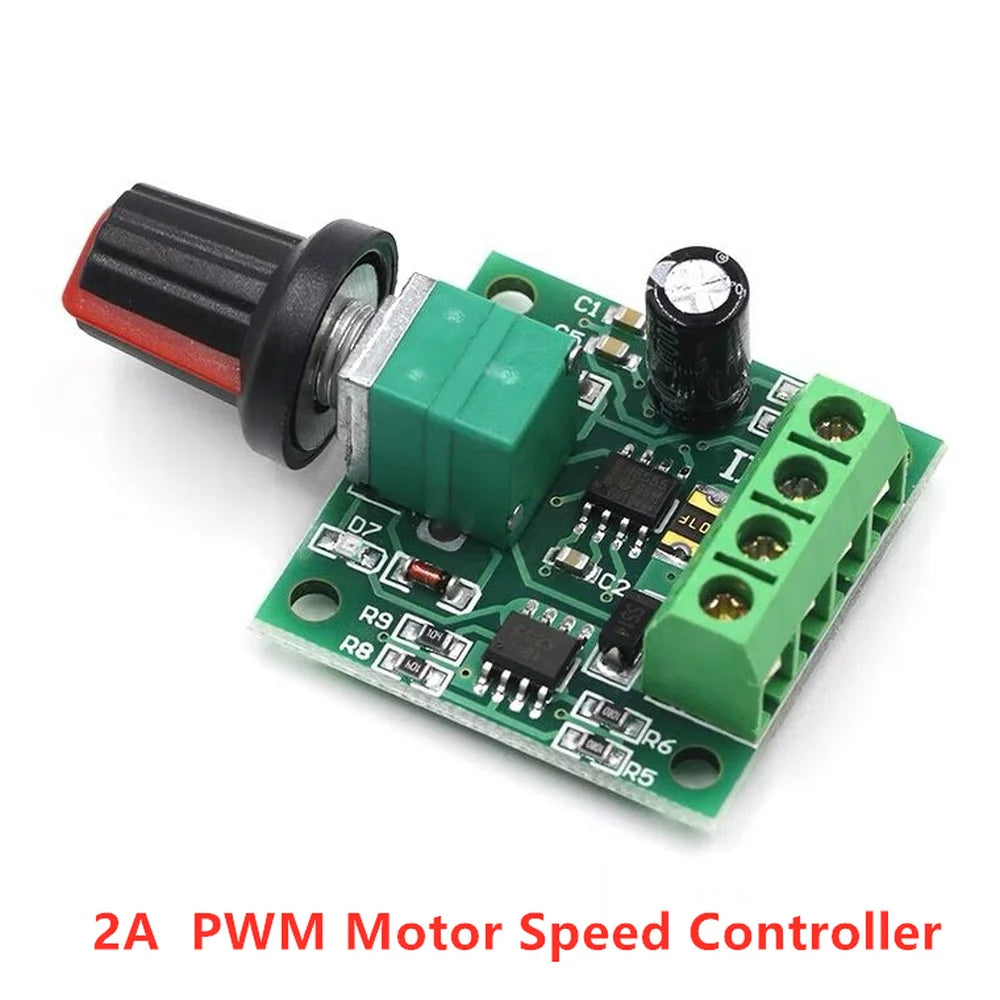 Controlador Velocidad Motor PWM DC 1.8V-35V (2A/3A/5A/10A) Módulo Drive Ajustable Bajo Voltaje