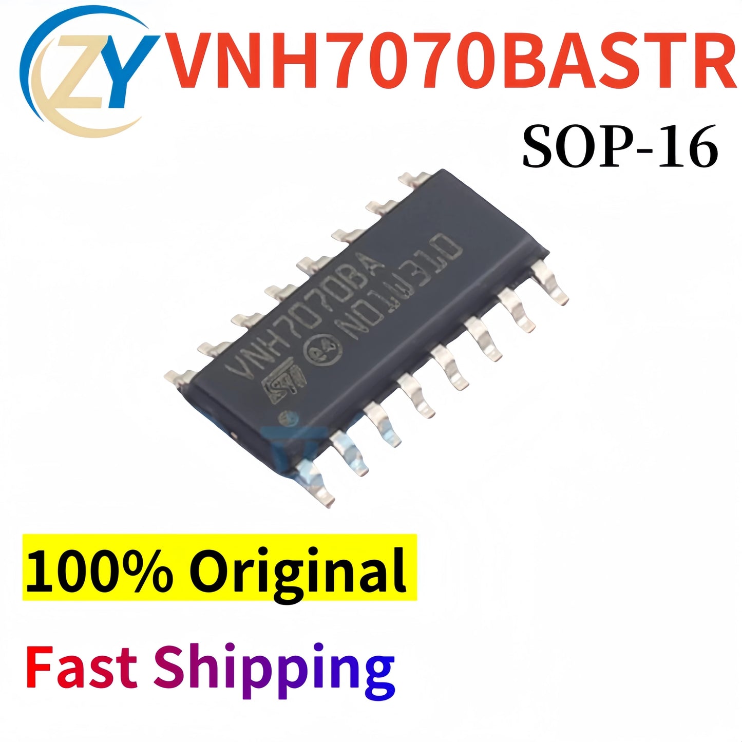 Lote 2 Pcs PMIC VNH7070BASTR (VNH7070) SOIC-16 4V-28V Original