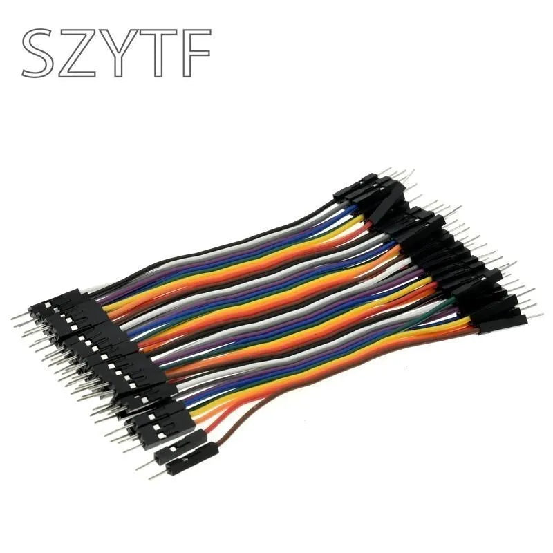 Cable Jumper Dupont (40 Pines, 10/20/30/40cm) Macho-Macho / Macho-Hembra / Hembra-Hembra para Arduino DIY Kit