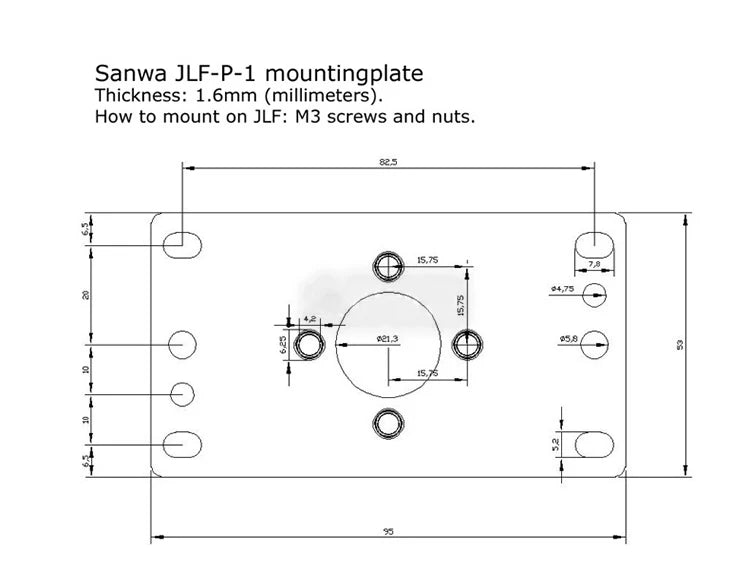 Joystick Original Sanwa JLF-TP-8YT Fighting Stick con Topball y Cable 5 Pines para Jamma Arcade/PC/PS3/PS4/XBOX DIY