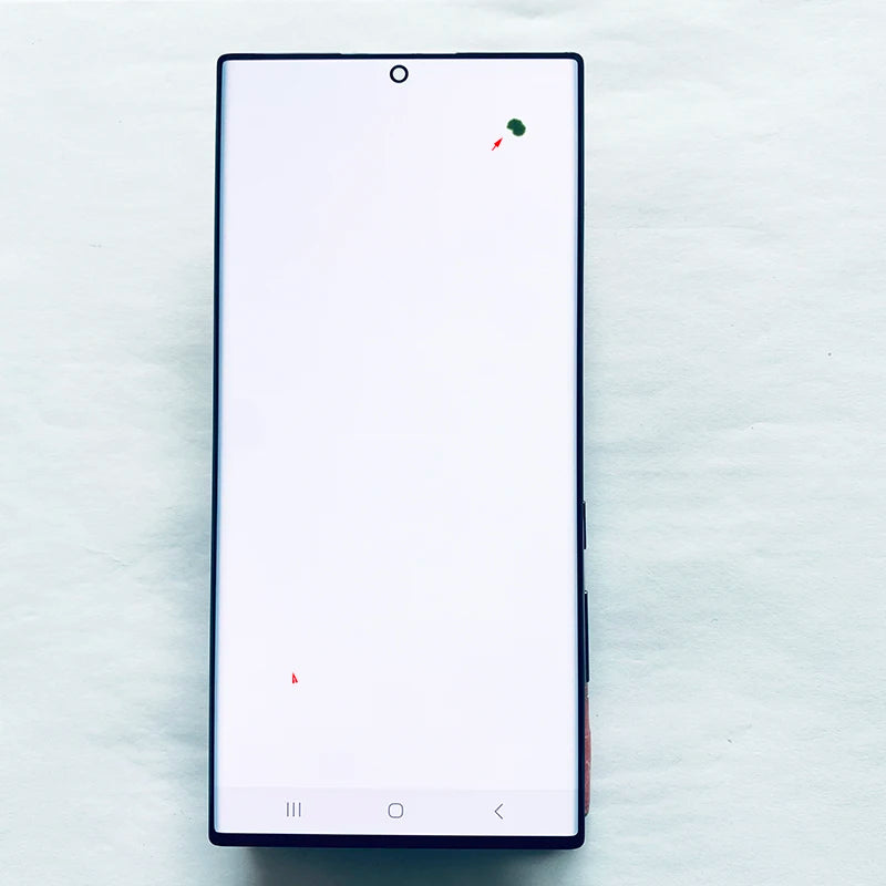 Pantalla 6.8" Super AMOLED con Marco y Digitalizador Táctil para Samsung S22 Ultra (S22U/S908B/S908U) (Con Defecto Estético)