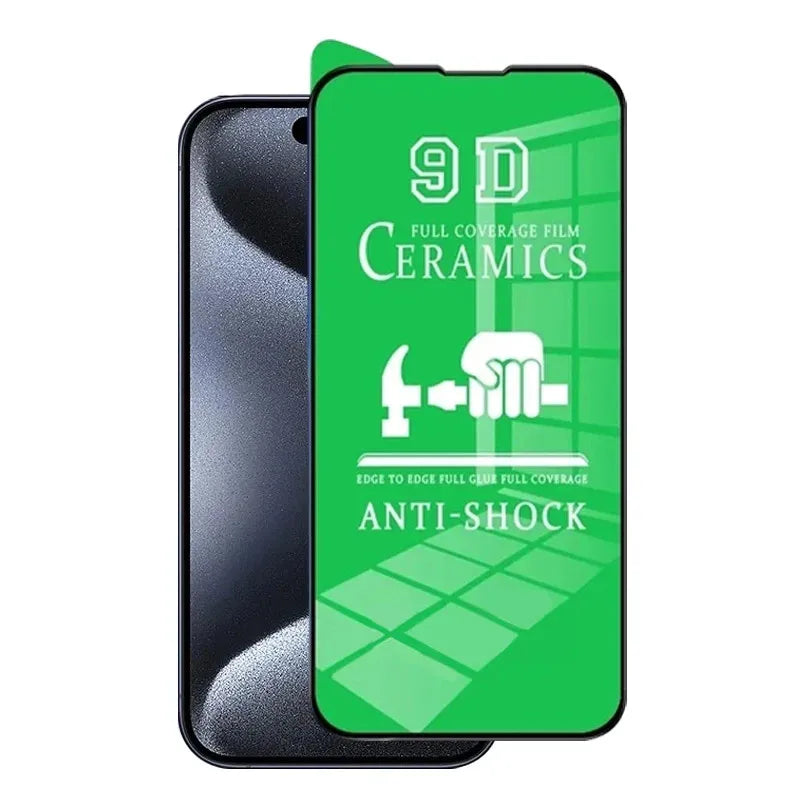 Film Cerámico Suave HD Protector Pantalla para iPhone 7/8 Plus / X/XS MAX/XR / 11-16 Pro Max/Mini (No Vidrio, 5 Unidades)