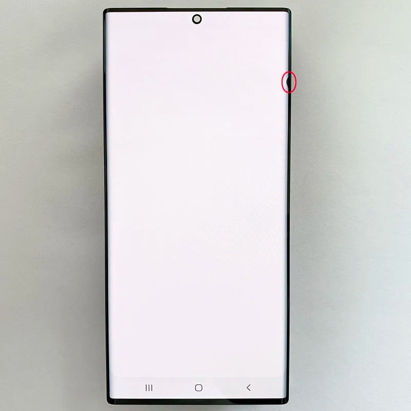 Pantalla 6.8" Super AMOLED con Marco y Digitalizador Táctil para Samsung S22 Ultra (S22U/S908B/S908U) (Con Defecto Estético)