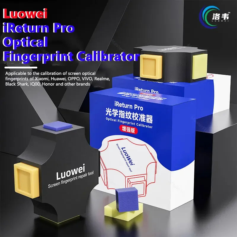 Calibrador Óptico Huella Dactilar Luowei (Versión Mejorada) Herramienta Reparación para Teléfono Android (Huawei/Samsung/Xiaomi/Oppo/Vivo)