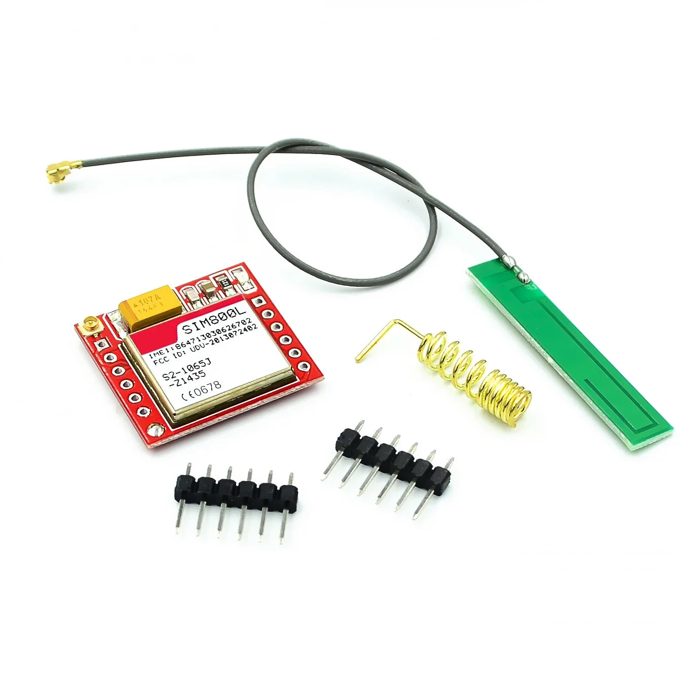 Módulo GSM/GPRS SIM800L (MicroSIM, Quad-Band, Serial TTL) Placa Core Pequeña