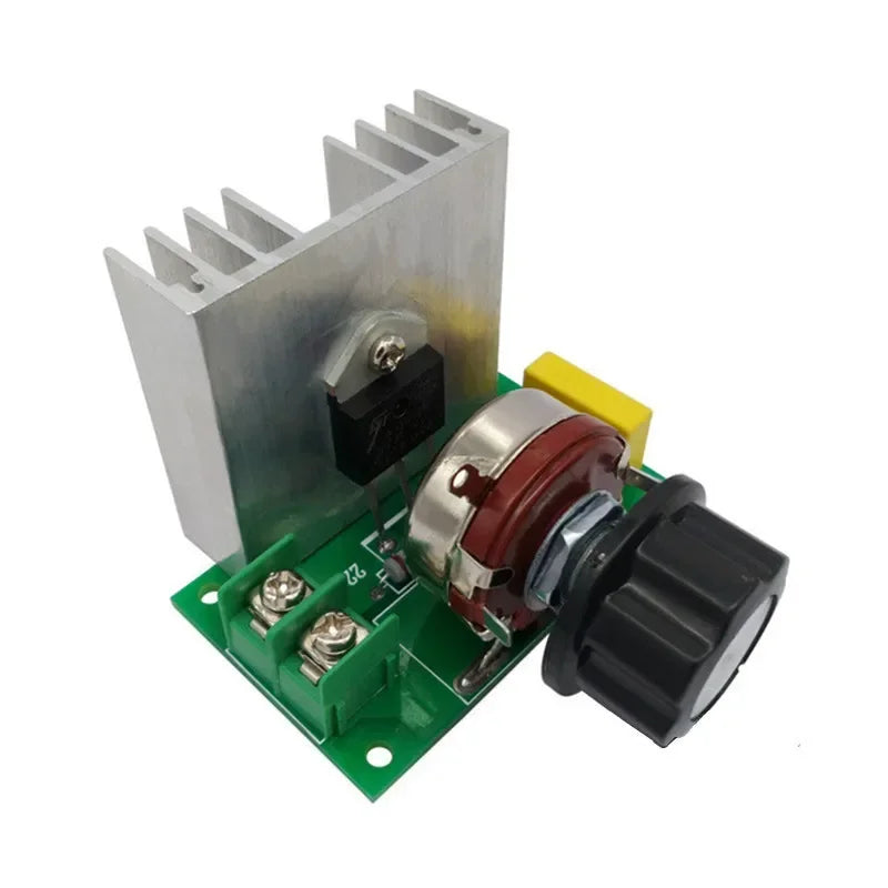 Controlador Velocidad Motor AC 110V/220V 2000W/4000W SCR Regulador Voltaje Dimmer Termostato Alta Potencia