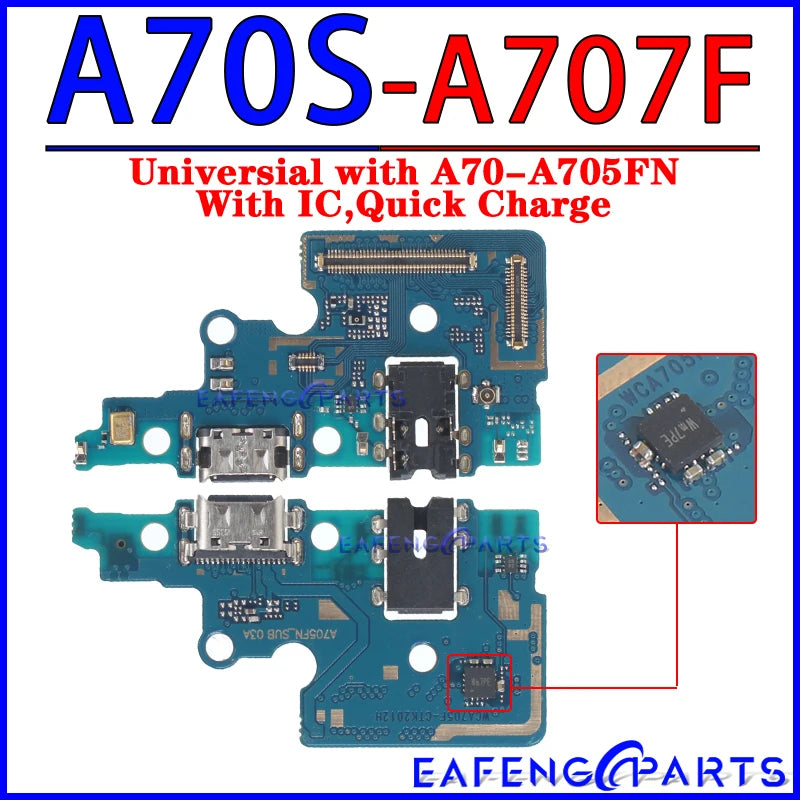 Placa Módulo Puerto Carga USB Dock para Samsung Galaxy A10E/A20E/A30-A70/A10S-A70S