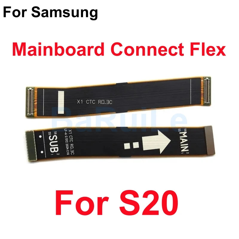 Placa base de carga conectar Flex para Samsung S21 Plus S22 Ultra S20 S23 pantalla LCD conectar placa base extender Cable cinta