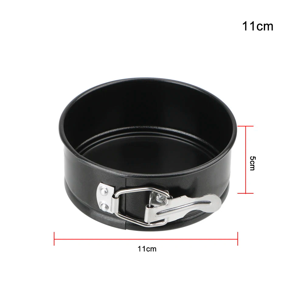 Molde Redondo Antiadherente Metal para Torta/Pastel con Fondo Removible Accesorio Cocina Repostería