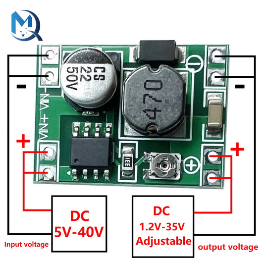 Módulo Convertidor DC-DC Buck XL1509 Step-Down (Entrada 5-40V, Salida Ajustable 1.2-35V)