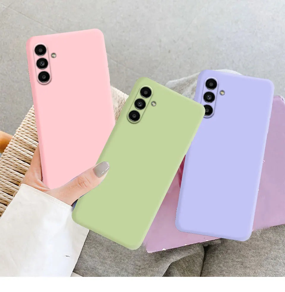 Funda Silicona Líquida Original Antichoque para Samsung Galaxy A05/A05S/A15/A25/A35/A55 (4G/5G)