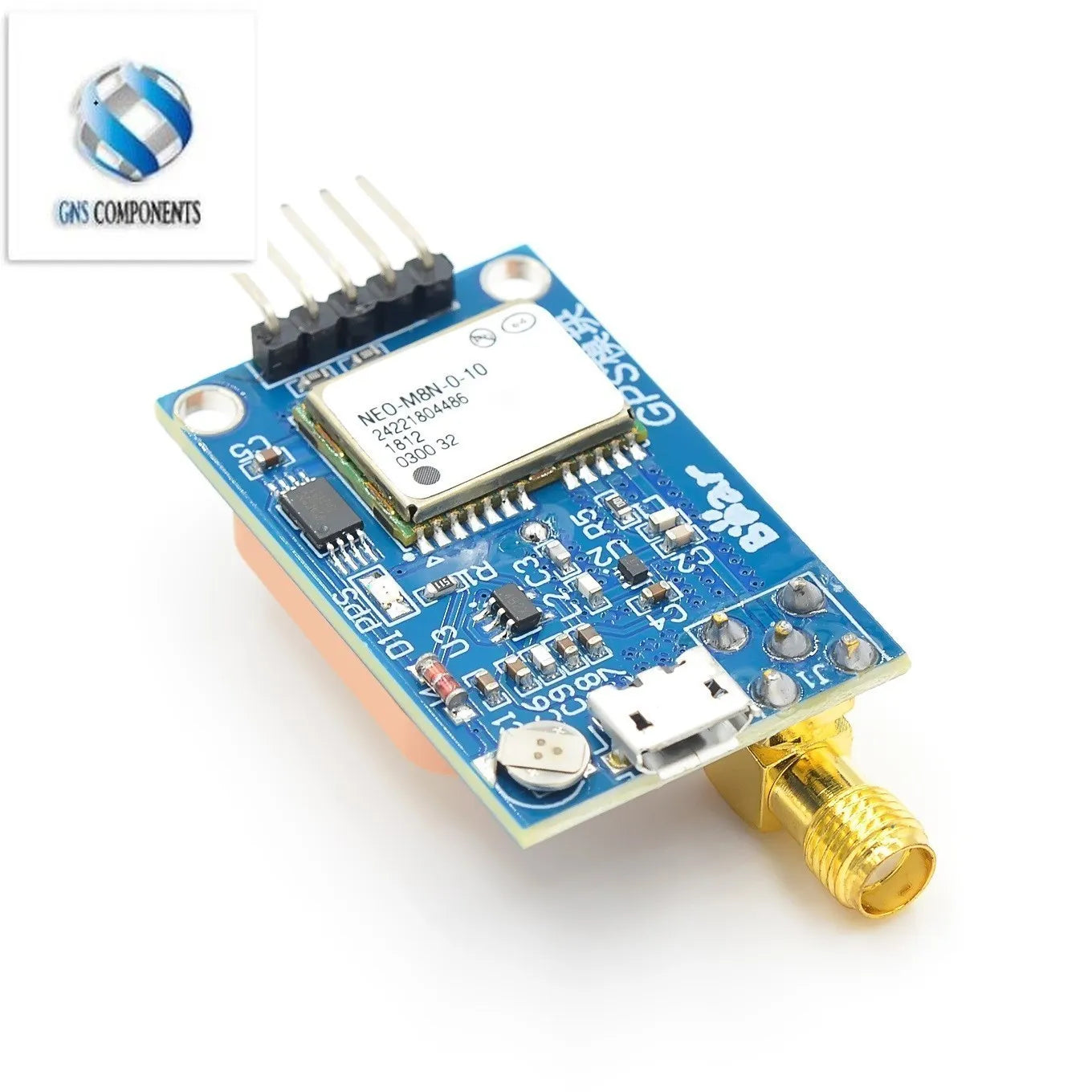 Módulo GPS NEO-6M / NEO-7M / NEO-8M (Micro USB) para Posicionamiento Satelital Arduino/STM32/C51