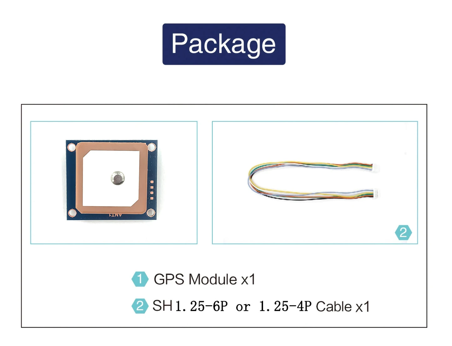 Módulo GNSS UAV UBLOX M10 (GPS/BDS/GLONASS/GALILEO, 18Hz) con Compás Multi-Sistema para Drones