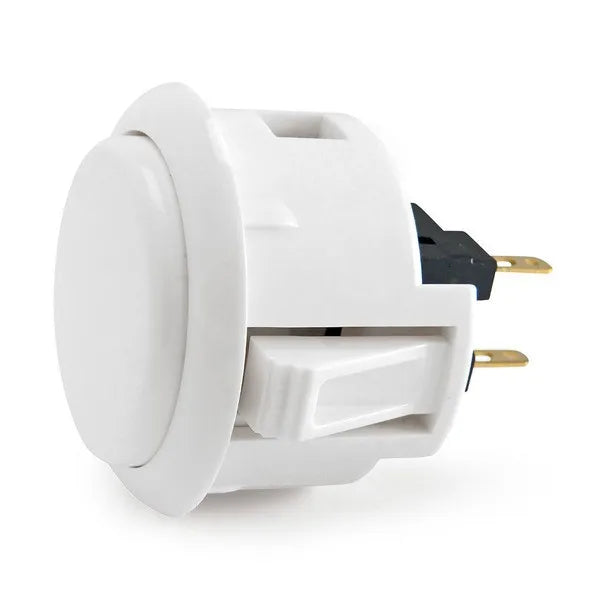 Botón Pulsador Arcade Sanwa OBSF-30 / OBSF-24 (24mm/30mm) Switch Reemplazo Nintendo/MAME/Raspberry Pi (1 Unidad)