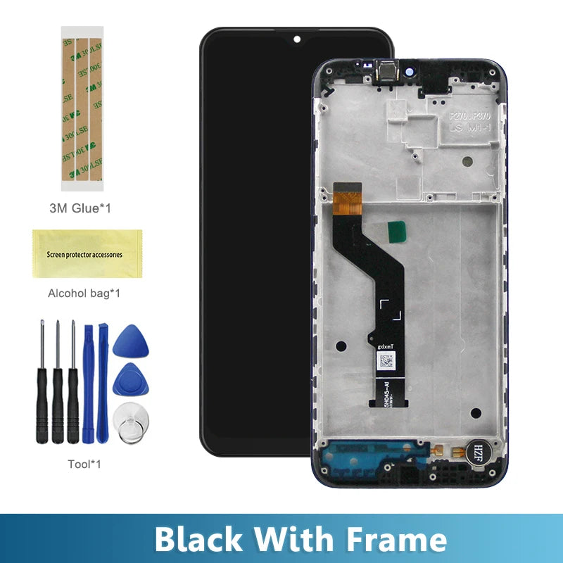 Lcd Screen for Motorola Moto G9 Play XT2083 XT2083-1 Lcd Display Touch Screen Digitizer with Frame Assembly for Moto G9 Play
