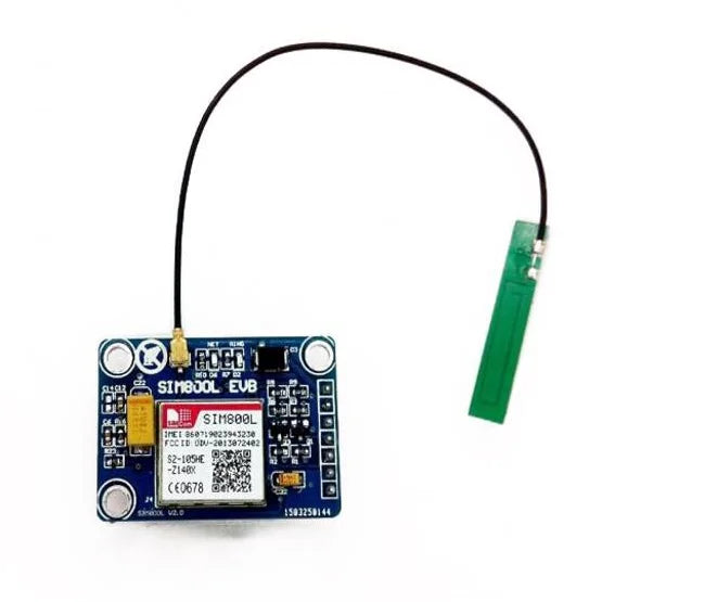 Módulo GSM/GPRS SUQ SIM800L (MicroSIM, Quad-Band, Serial TTL) Placa Core Pequeña
