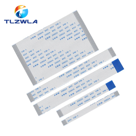 10PCS FPC FFC Ribbon Flexible Flat Cable 4/6/8 Pin Pitch 0.5MM 1.0MM A-Type Wire Length 6/10/15/20/25/30/40 CM